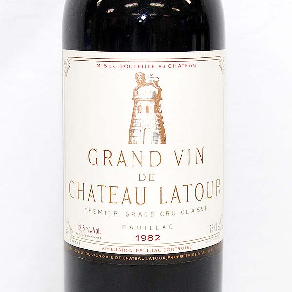 セール】 1982年 シャトー・ラトゥール - ワイン