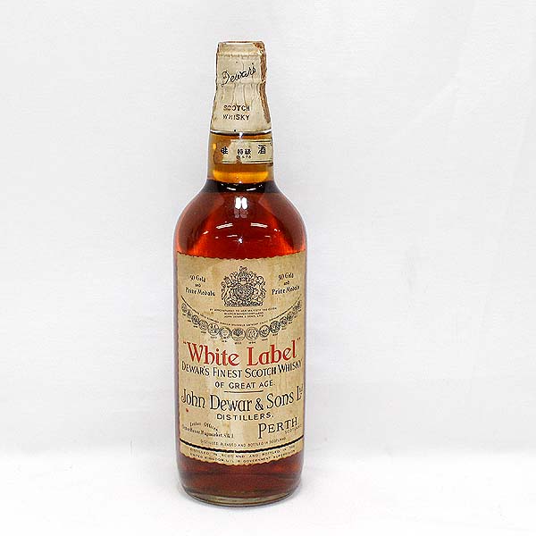 デュワーズ ホワイトラベル 旧ボトル ティンキャップの買取について 酒  